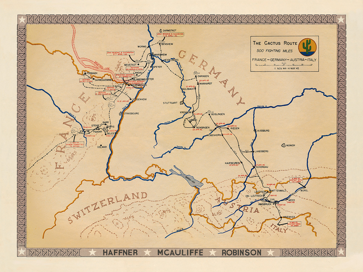 103rd Infantry Division Campaign Map