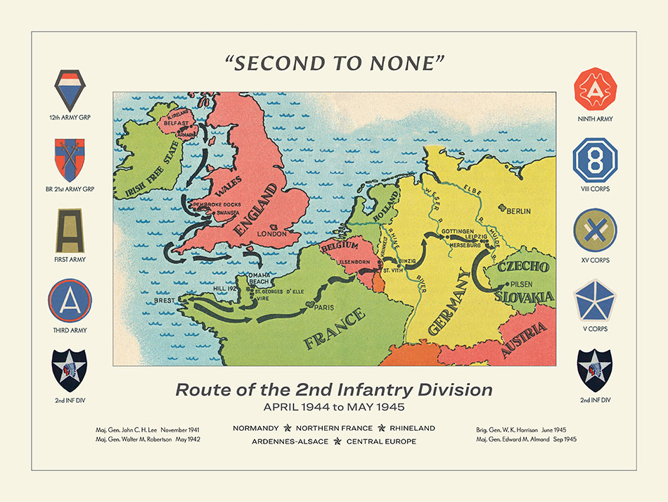 2nd Infantry Division Campaign Map