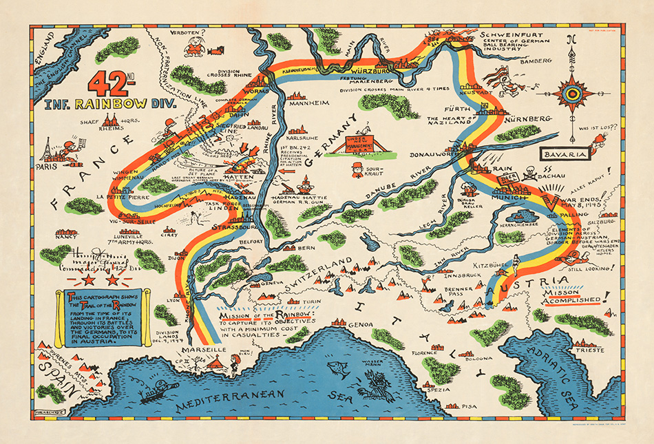 42nd Infantry Division Campaign Map