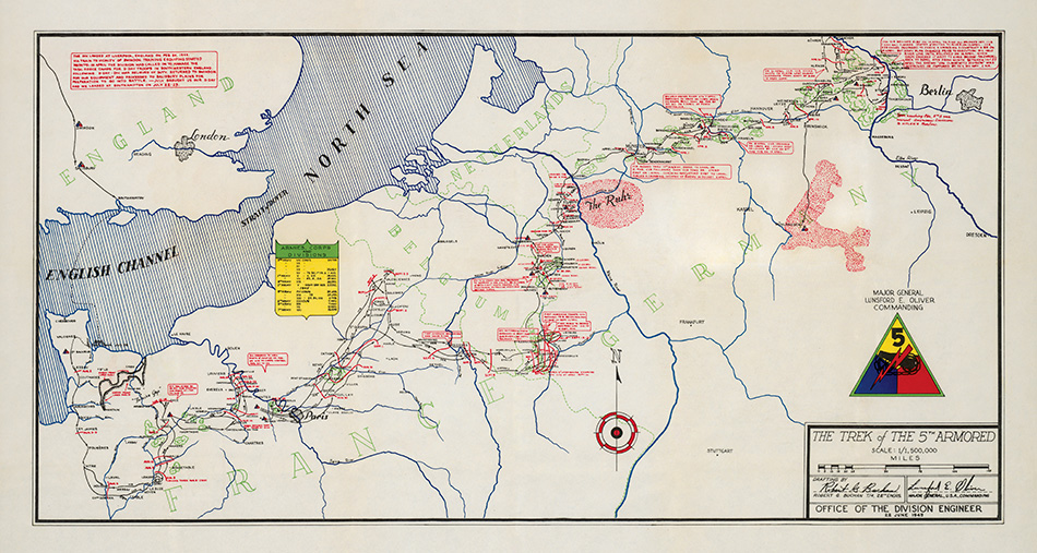 5th Armored Division Campaign Map