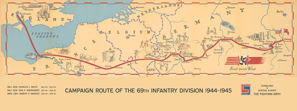 69th Infantry Division Campaign Map