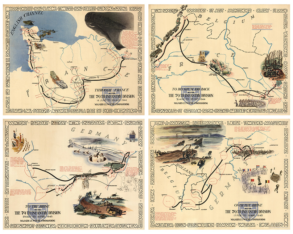 79th Infantry Division Campaign Map