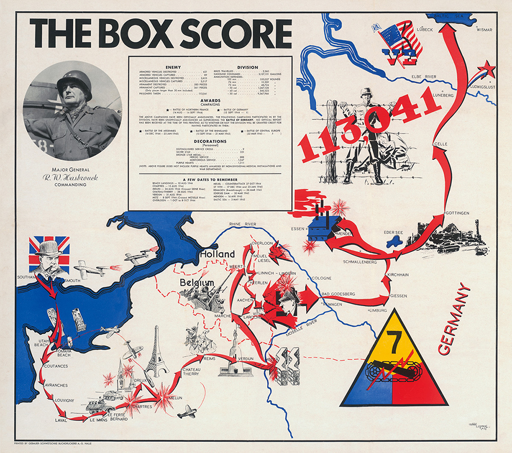 7th Armored Division Campaign Map