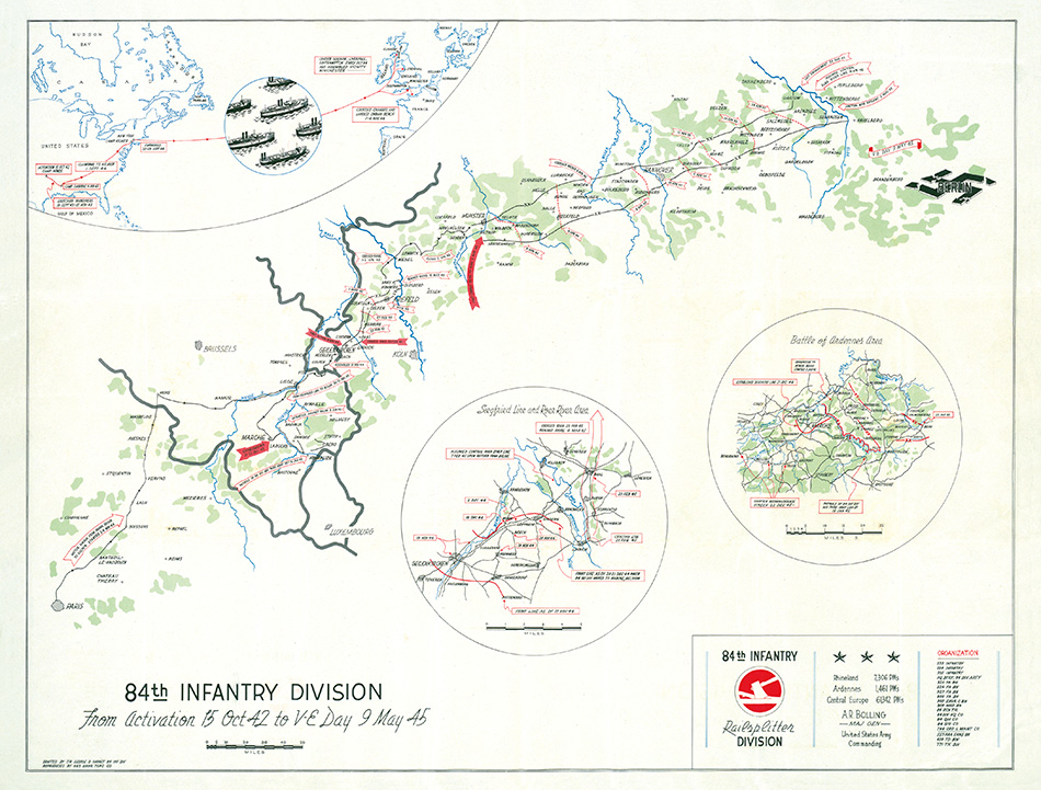 84th Infantry Division Campaign Map