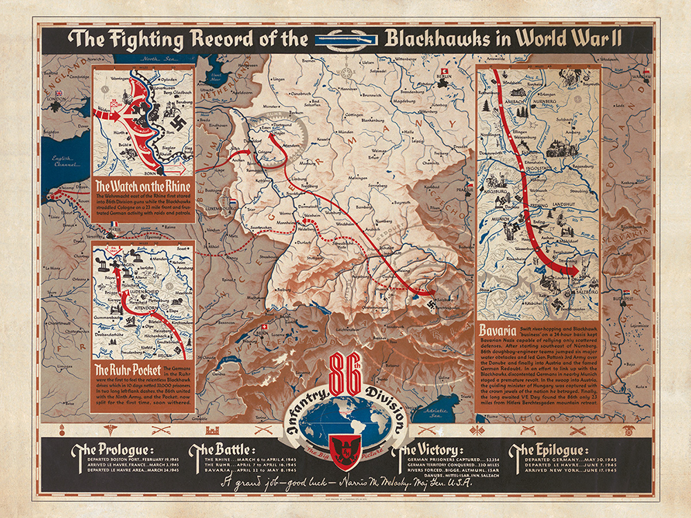 86th Infantry Division Campaign Map