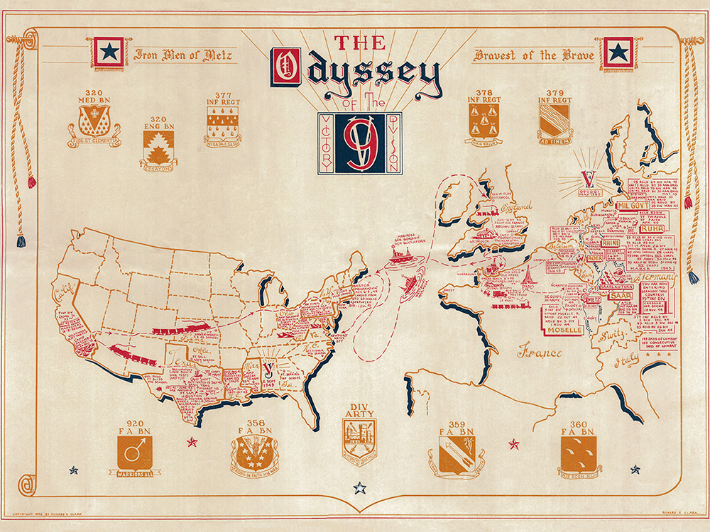 95th Infantry Division Campaign Map
