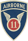 11th Airborne Division Patch