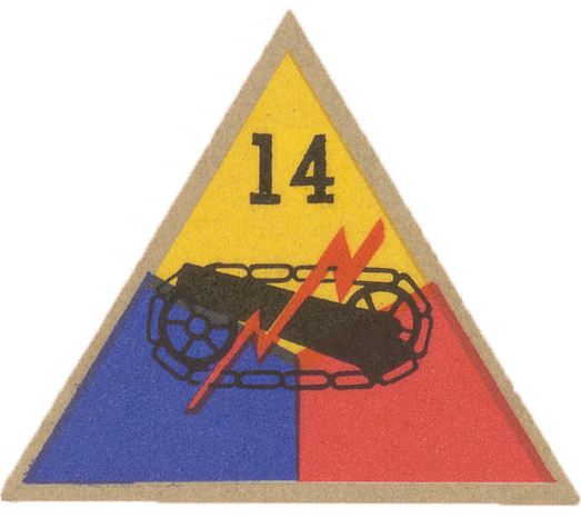14th Armored Division Patch