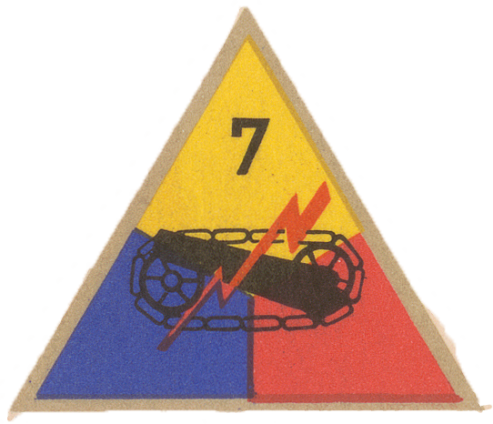 7th Armored Division Patch