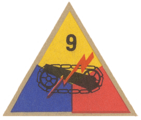 9th Armored Division Patch