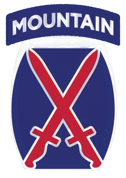 10th Mountain Division Patch