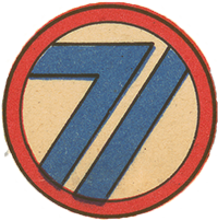 71st Infantry Division Patch