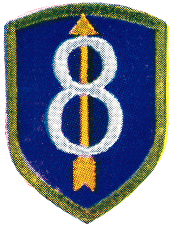 8th Infantry Division Patch