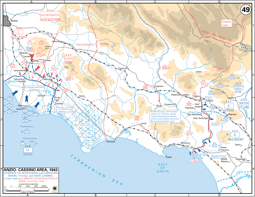 Anzio Campaign Map (Part 2)