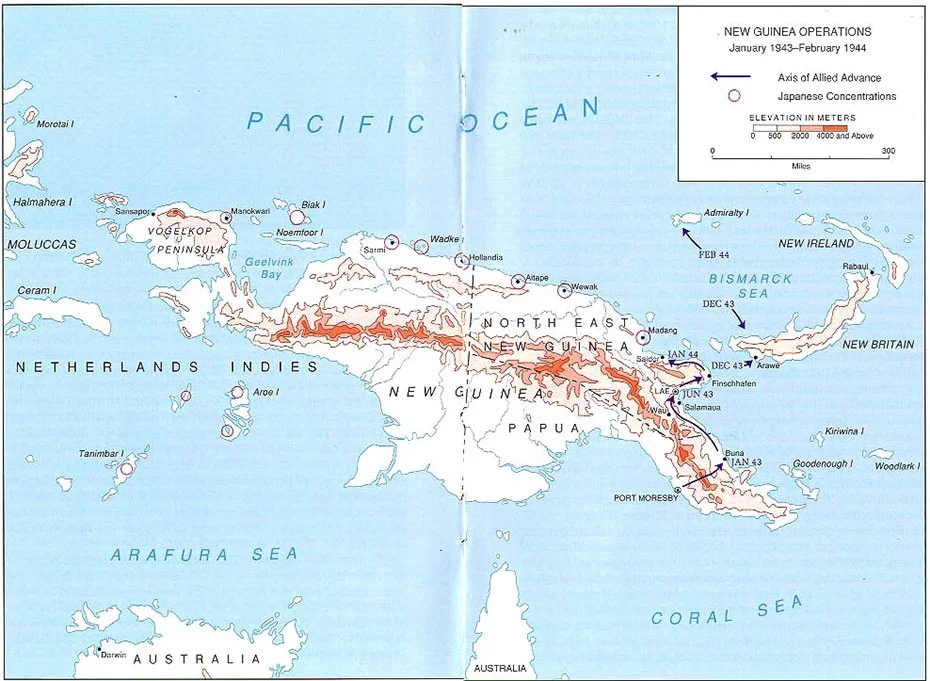 New Guinea Campaign Map (Part 1)