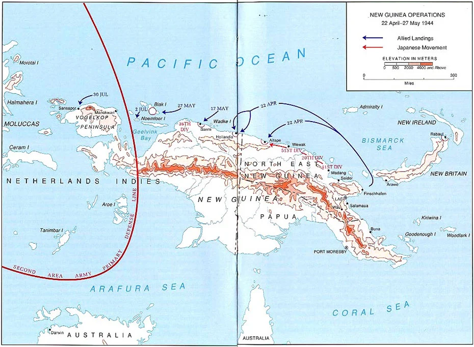 New Guinea Campaign Map (Part 2)