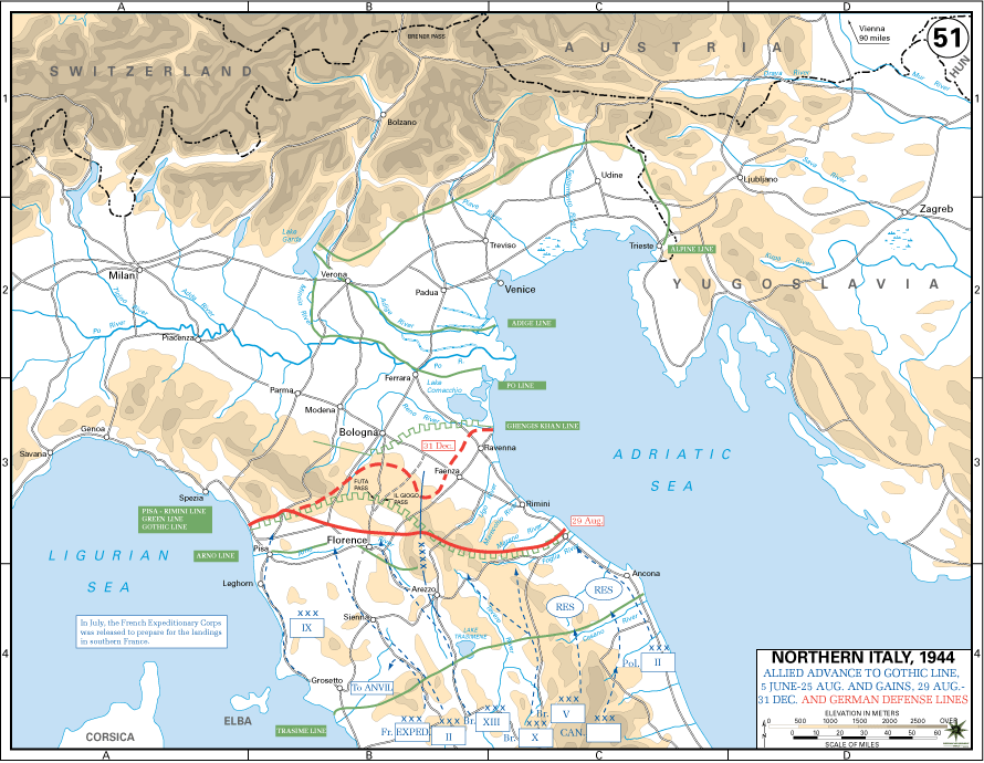 North Apennines Campaign Map