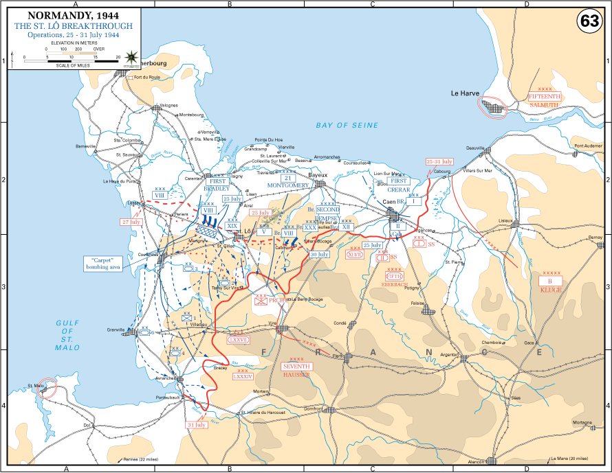 Northern France Campaign Map