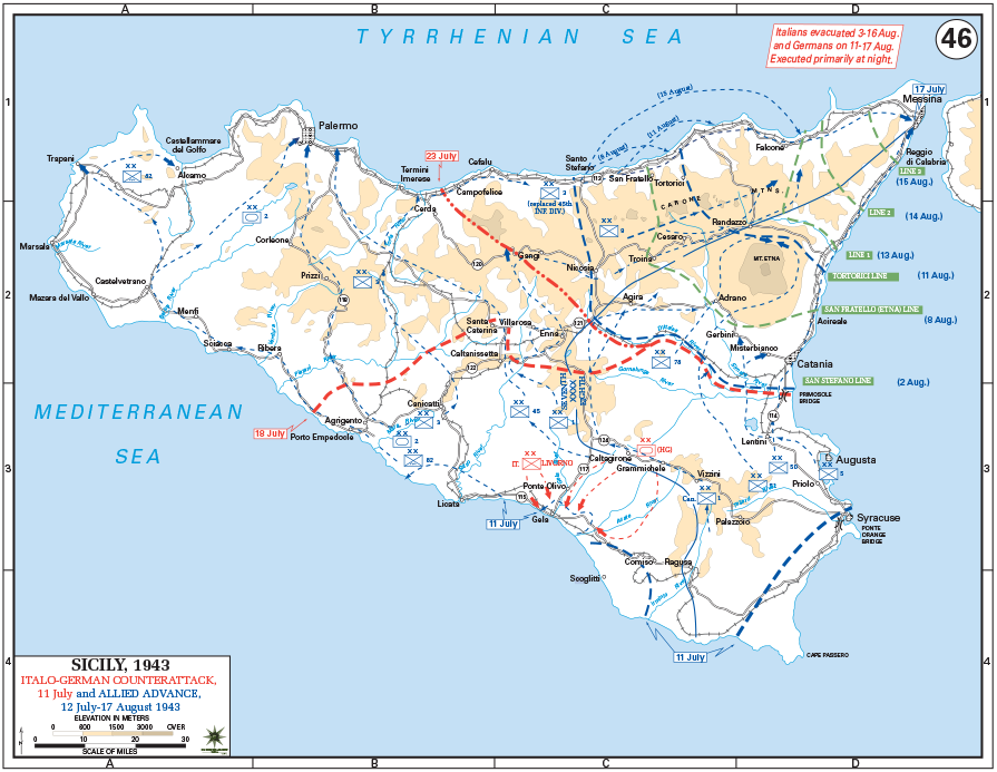 Sicily Campaign Map (Part 2)
