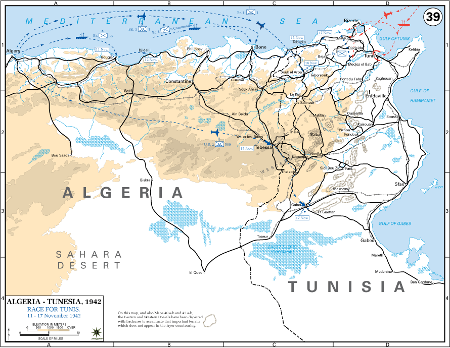 Tunisia Campaign Map (Part 1)