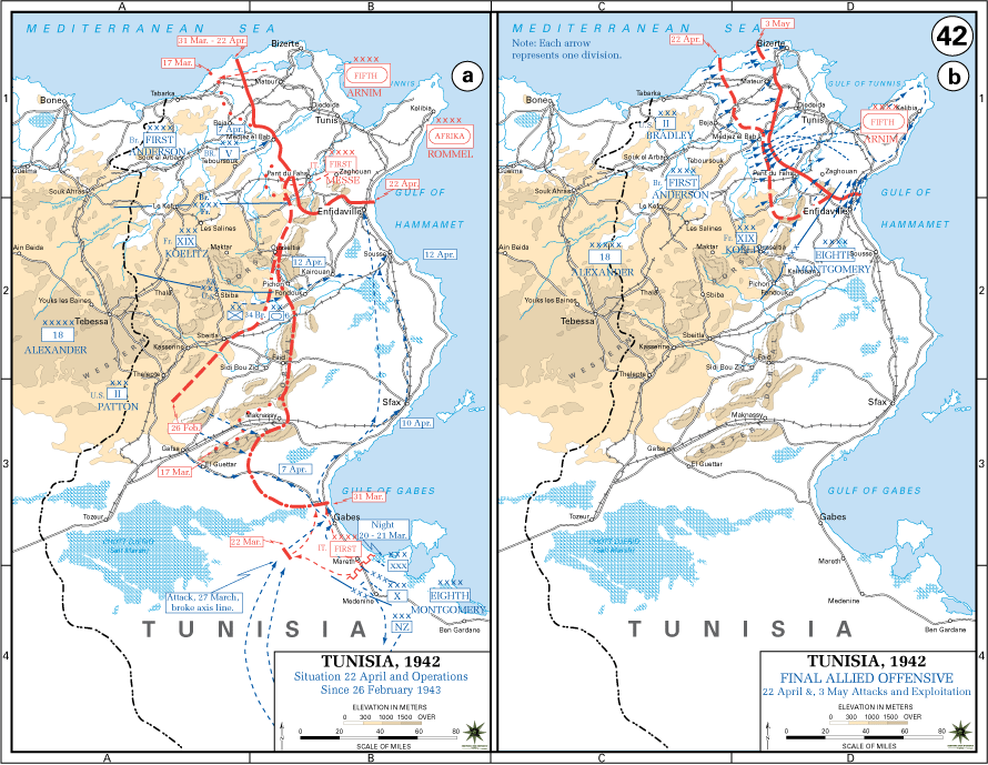 Tunisia Campaign Map (Part 2)