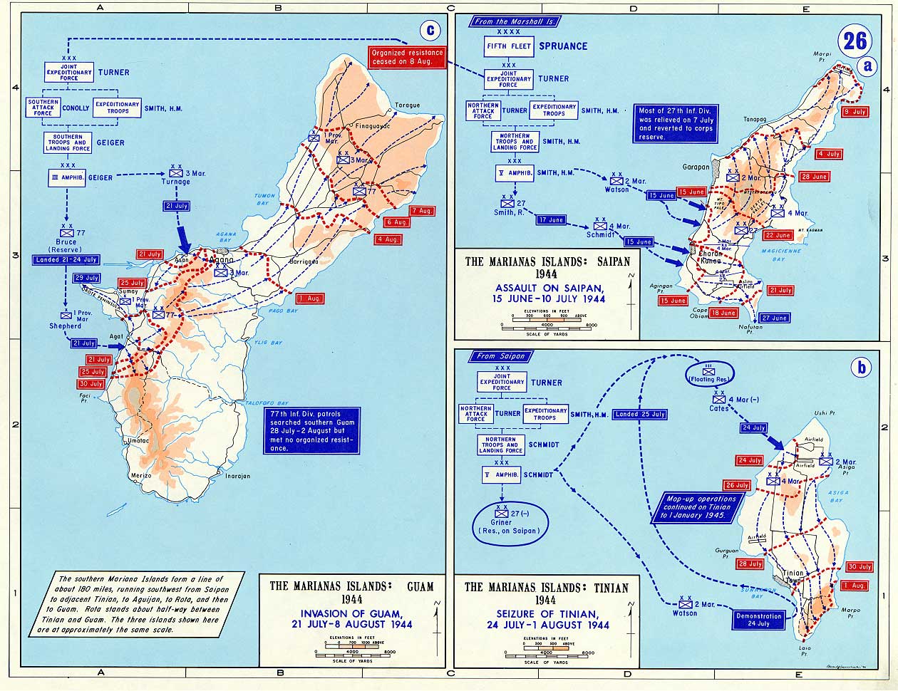 Western Pacific Campaign Map